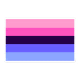 Omnisexual Flag Bubble-Free Stickers